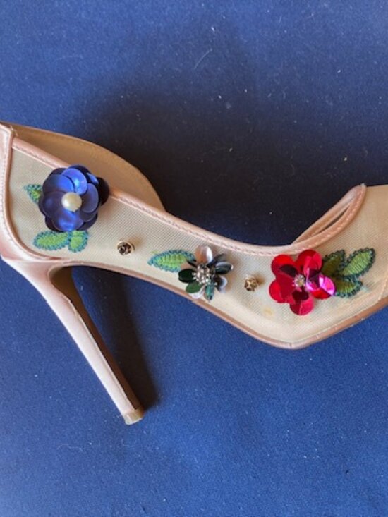Betsey Johnson Shoes - Betsey Johnson Jewel Blush Stilettos